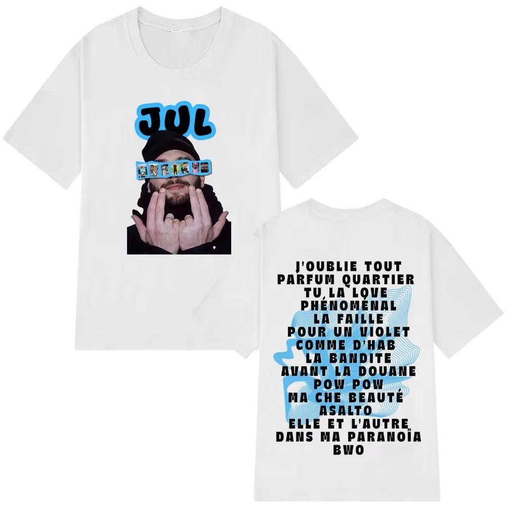 

Album Graphic Printed Tshirt Rapper Jul Printed Tshirt 2026 Summer Unisexs Womens Fashion Cotton Oversized Tshirt Street Y2K M