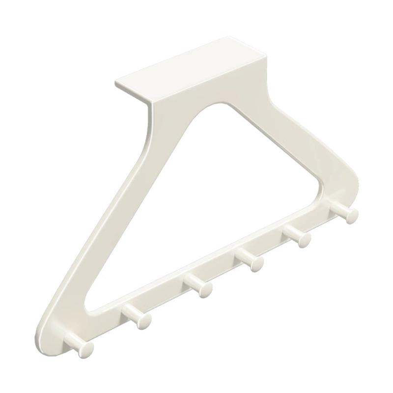 

Space Efficient Adhesive Metal Hook No Drilling Installation Hangers For Coat Umbrellas Keys Bedroom Closet Storage кремовый
