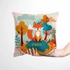 Case for Pillow Covers Decorative Cushion Cartoon Fox Velvet Cushion Cover x Rectangular Cover for Living Room Cushions Sofa