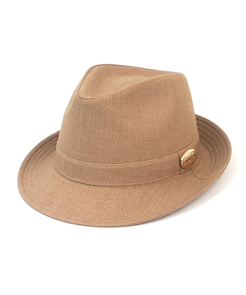 Yunibeosyeolkemiseuteuli Bu Beige Cotton Fedora Fedora