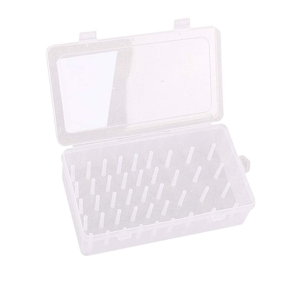 42 Achsen Nähgarnbox Garnspulen Leer Nähspulenbox Nähkasten Nadel Draht Aufbewahrungs Organizer Behälter