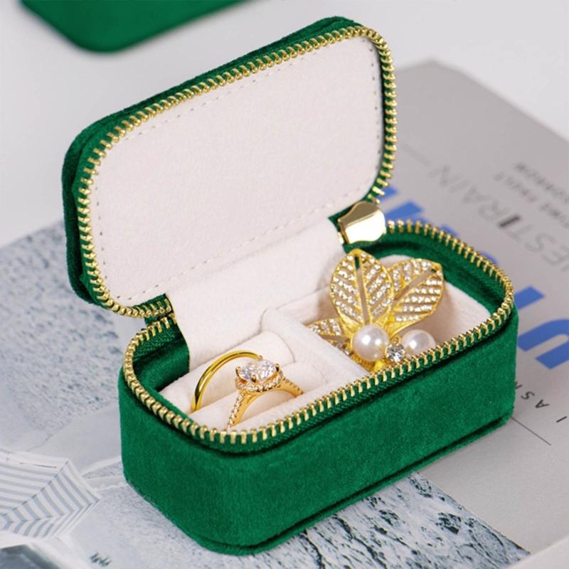 Soft Flannel Jewelry Box Storage Organizer Protect Your Beloved Accessories