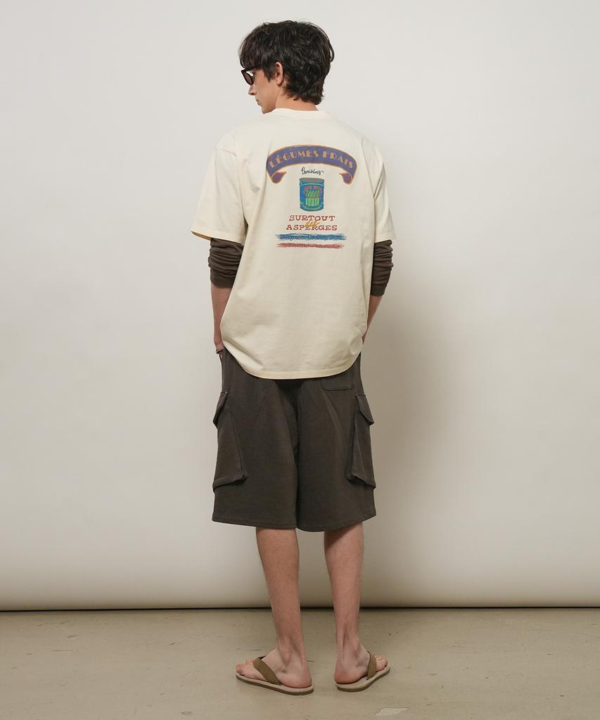 GENERALIDEA Man Cargo Sweat Half Pants [Chacoal] / Gf2Mhp020