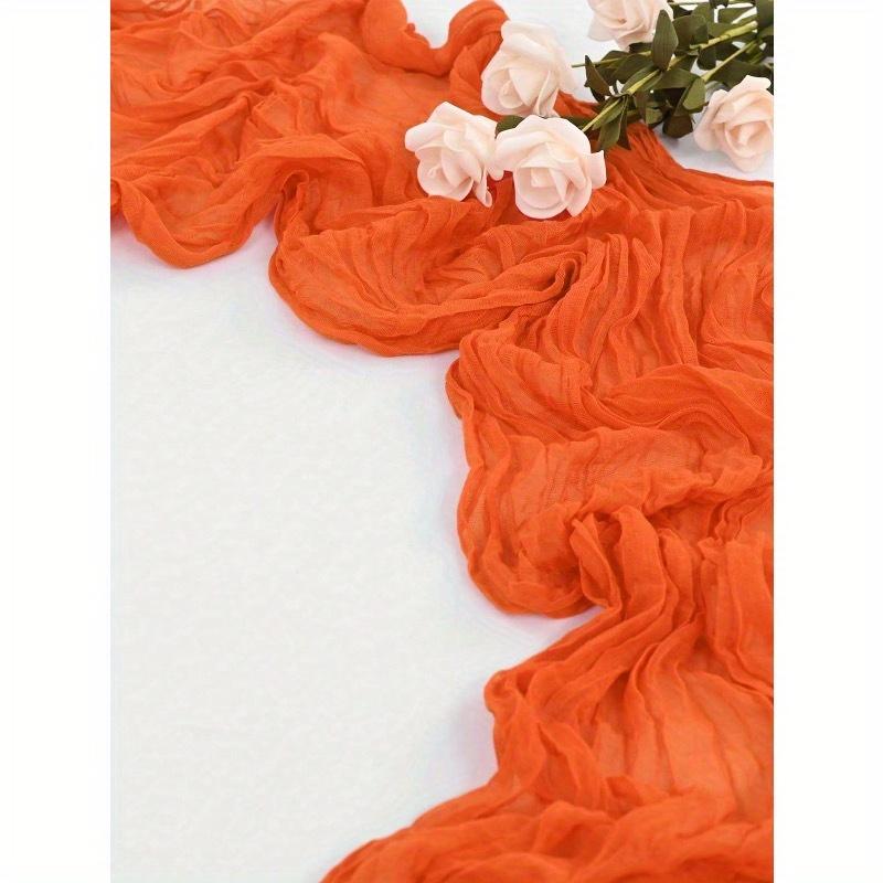 1 szt. Boho Styl Bali Muślin i Gaza Niebieski Bieżnik na Stół na Wesele lub Dekorację o Tematyce Wiejskiej