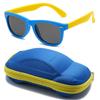 Baby Silicone Sunglasses With Glasses Box  Boys Girls Outdoor Goggles Sun Glasses Ac Lens Safety Glasses And Cases Gift For Kids