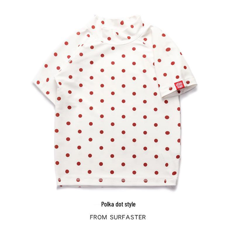 Kids' Sun Protection Two-Piece: Short Sleeve Casual Beachwear & Loose Pants for Boys & Girls