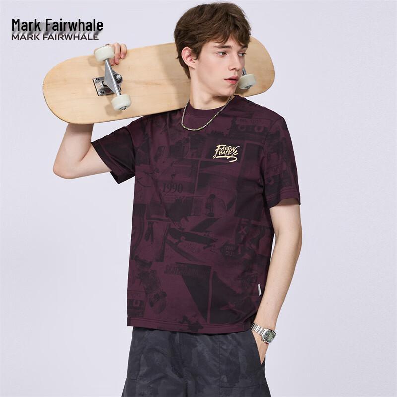 

Mark Fairwhale Men s Skin-Friendly Anti-bacterial Round Neck Short Sleeve T-Shirt XXL