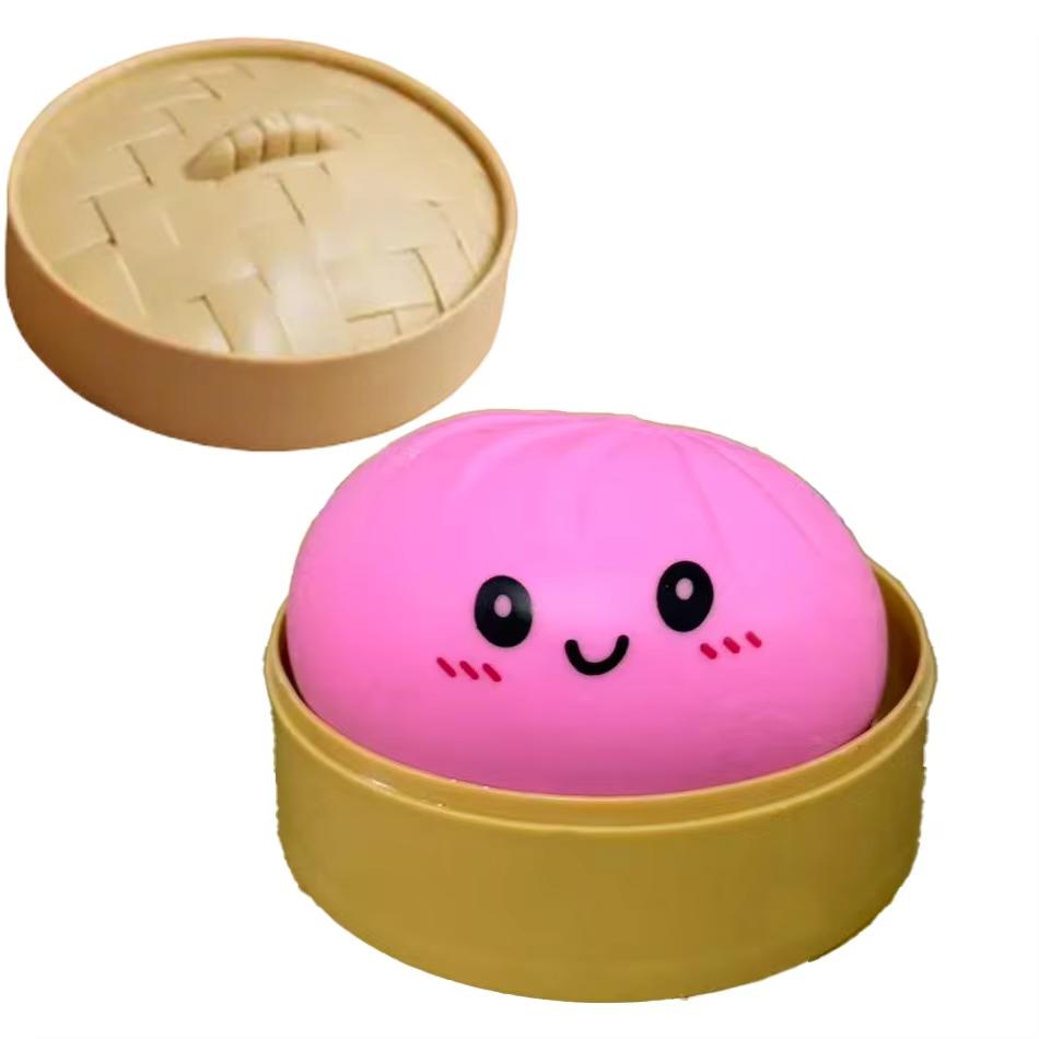 Dumpling-Shaped Pressure Anti-Stress Toy, Cute And Colorful, Slow Rising, For Children And Adults, Ant Gift