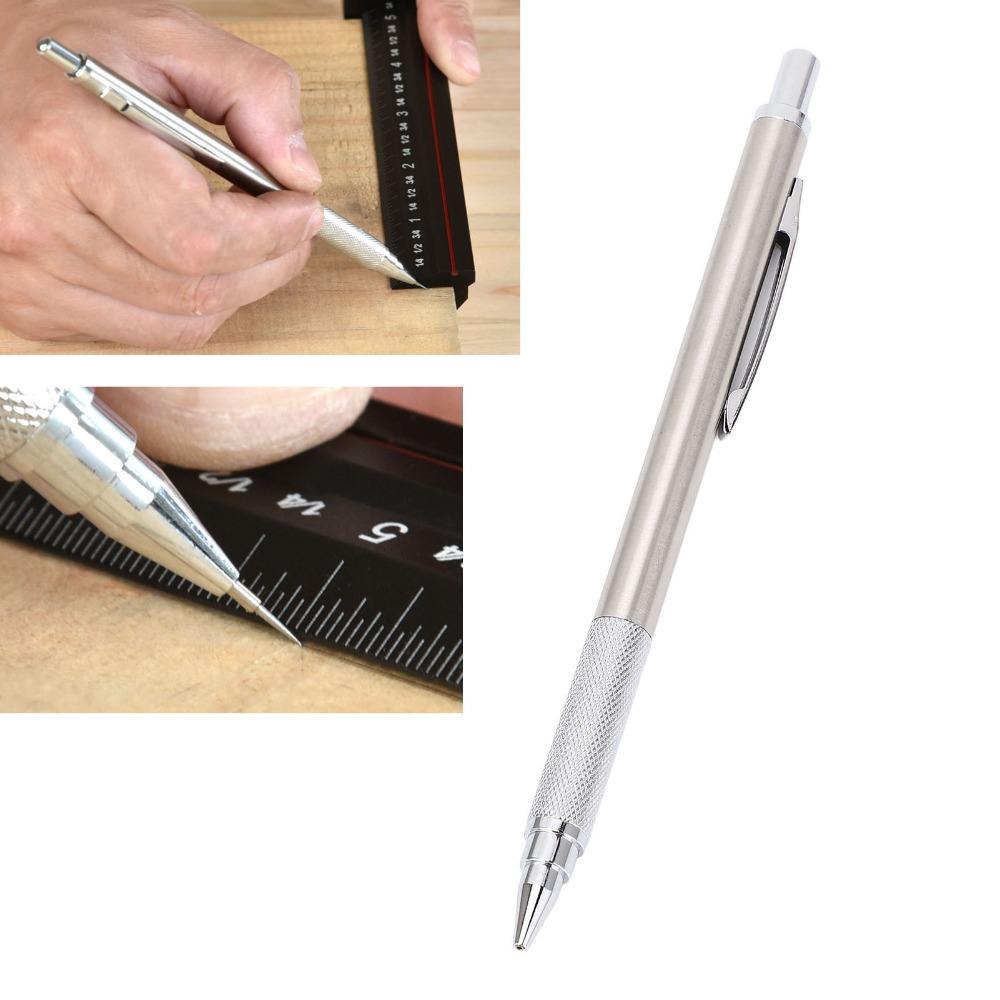 Carbon Steel Engraving Pen Built In Steel Needle Diamond Scribe Pen Metal Scribe Tool For Tiles