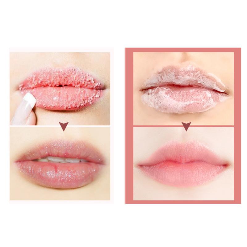 Bubble Lip Scrub Złuszczacz do ust Rozjaśnia zmarszczki na ustach Melanina Rozjaśnia ciemne złuszczanie martwego naskórka Nawilża i nawilża Nabłyszczający krem ​​do ust