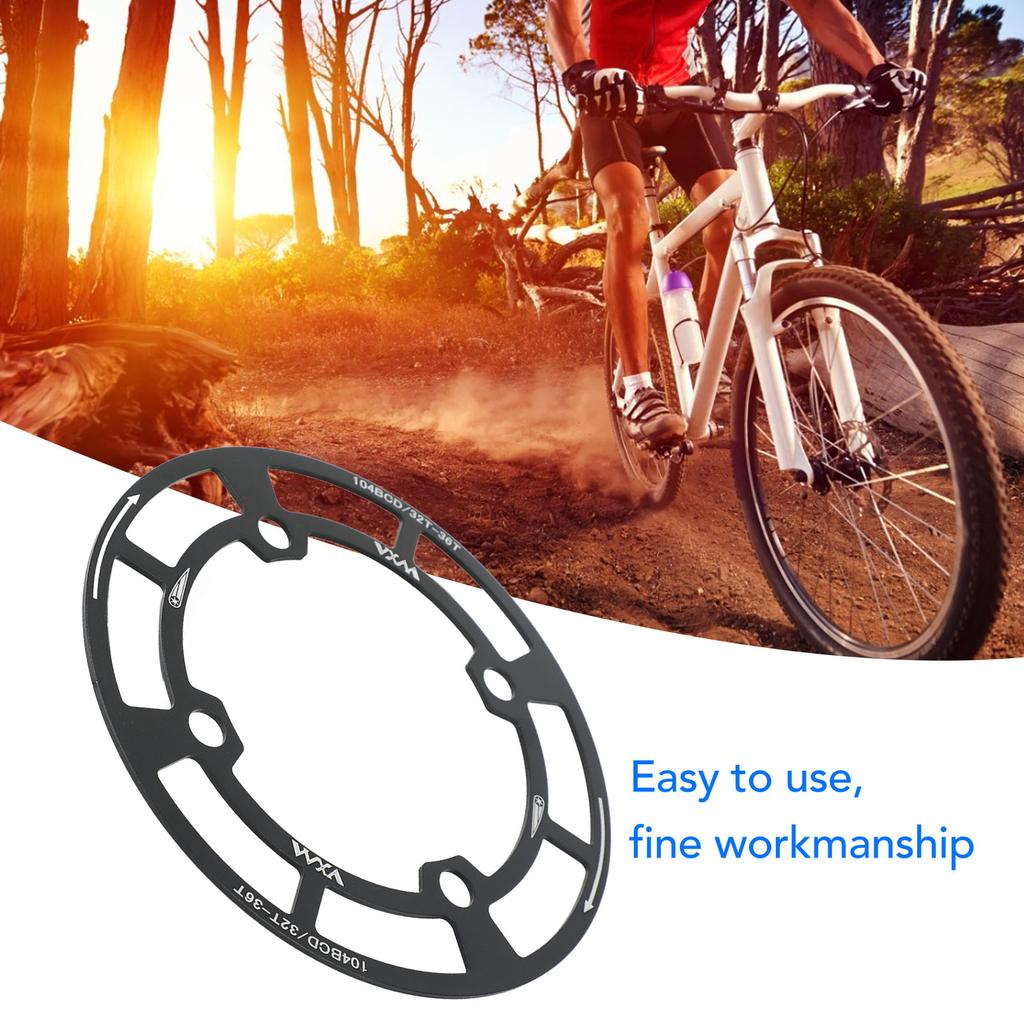 Bike Chain Guard 104BCD Mountain Bike Cranksets Guard Bike Chainring Sprockets Guard Protector
