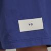 Y-3 Straight-Leg Logo Elastic Waist Shorts Men Bottoms Blue IA1453