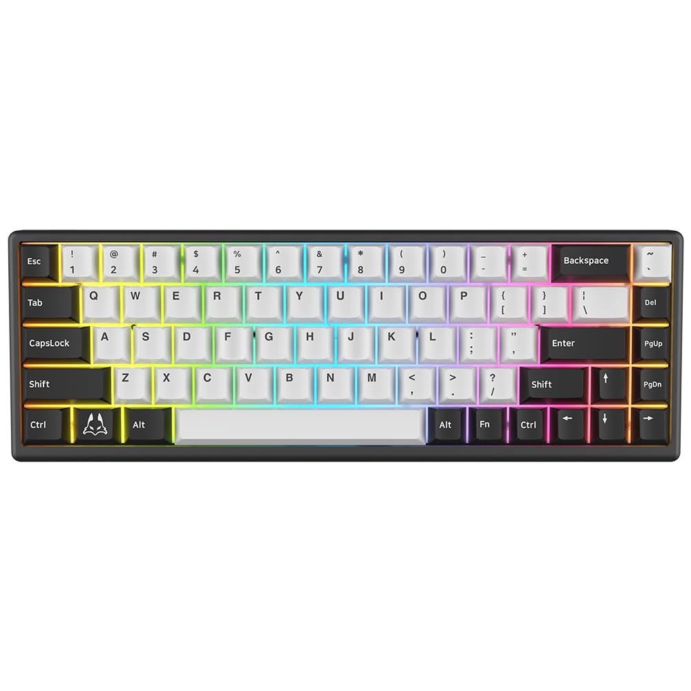 Arbiter Studio Gaming Keyboard with Rapid Magnetic TENKO Polar 65 Aluminum Black Official Japanese Distributor Warranty Trigger, Switches, + Frame,