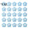 Classroom Grouping Labels 30PCS Numbered Pencil Toppers, Reusable Prevent Confusion Labels, Management Tools Plastic Tracking Marker Clips,