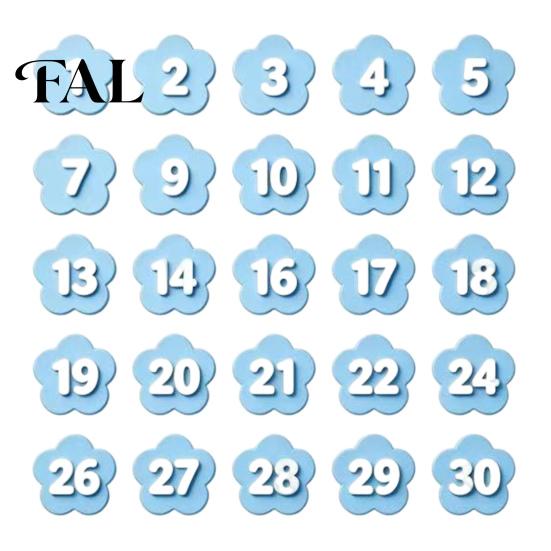 Classroom Grouping Labels 30PCS Numbered Pencil Toppers, Reusable Prevent Confusion Labels, Management Tools Plastic Tracking Marker Clips,