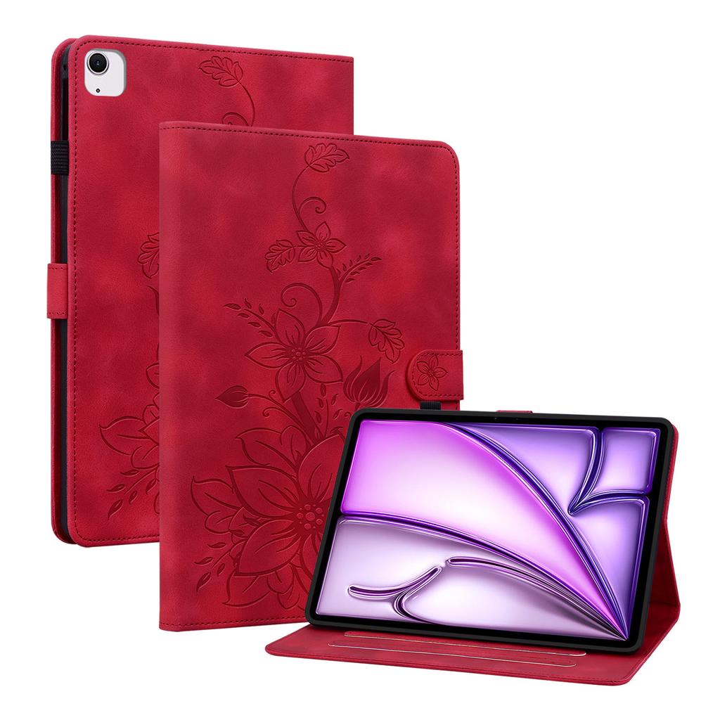 Lily Leather Stand Case for IPad 2024 2025 A16 Pro Air 4 5 6 MINI 7 8 9 10th 11th Generation 10.2 10.9 11 12.9 13 Inch Cover