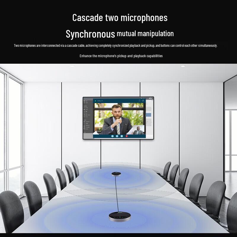 Tenveo TEVO-M5BEX Wireless Bluetooth Conference Speakerphone (CN version)