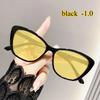 Premium Night Vision Myopia Glasses Stylish Cat-Eye Anti-Blue Light Minus Diopter Eyeglasses Anti-Glare Driving Glasses
