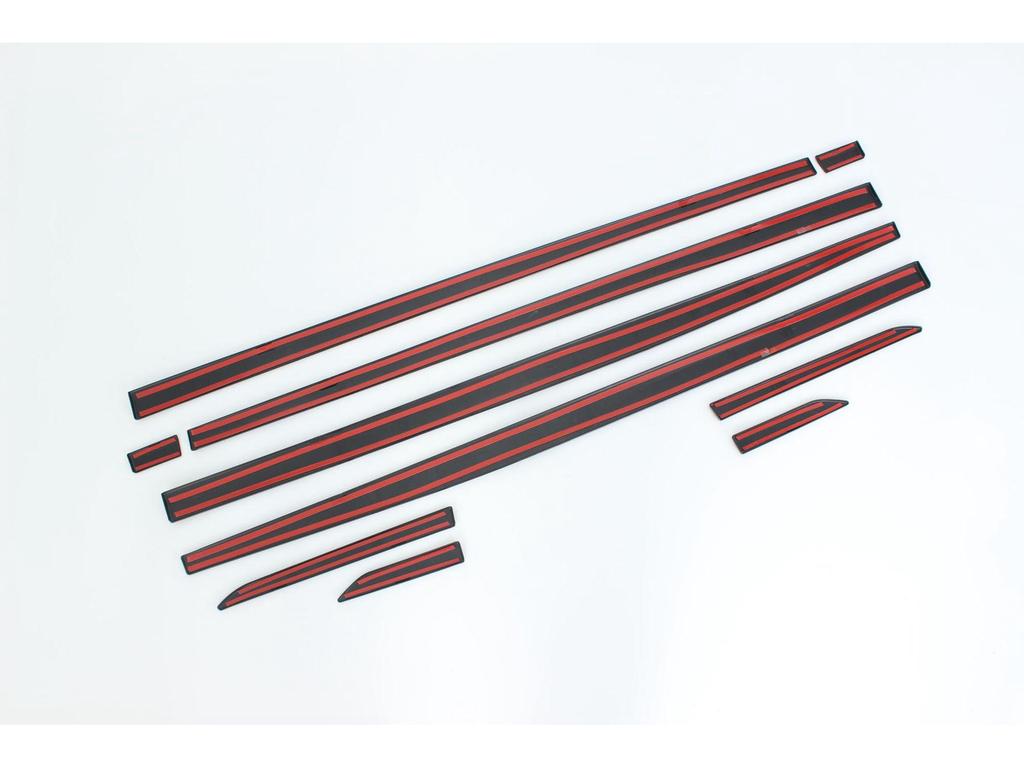25 BYD Xia Exterior Door Side Strips: Scratch-Protective and Decorative Stickers for Panels and Bumpers