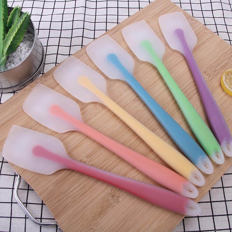 Spatule din silicon antiaderente pentru copt Racletă pentru amestecarea făinii pentru prăjituri Spatulă translucidă Răzuitoare pentru produse de patiserie pentru bucătărie Instrument pentru perie Accesorii pentru copt