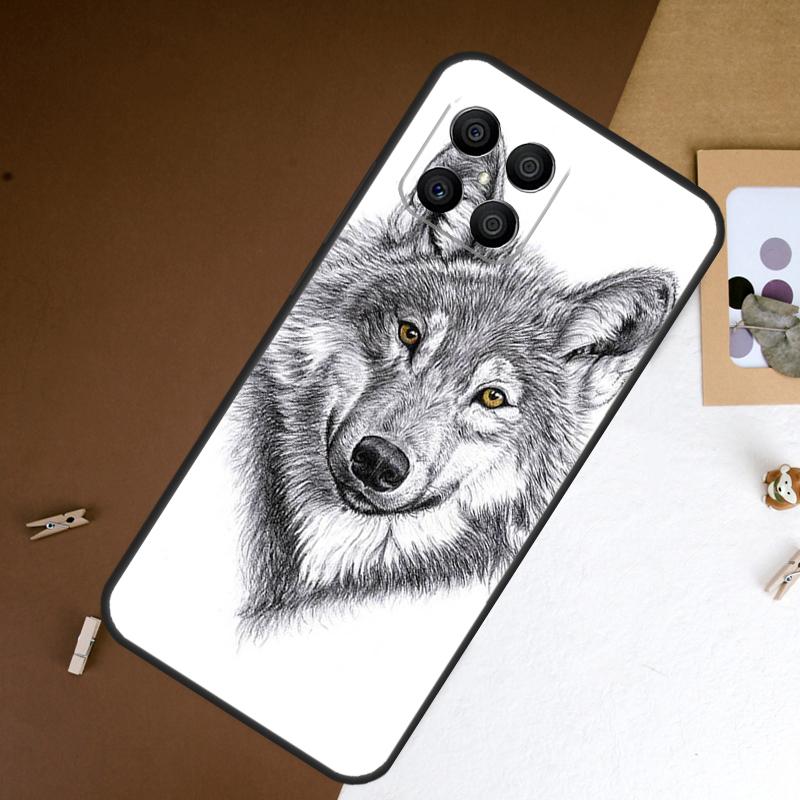 Wolf Art Case For Honor 400 Pro 200 50 70 90 X9a X9b X9c X9d X8a X8b X8c Magic 7 Lite 5 6 8 Pro Cover