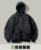 Fp142 Walker Pigment Hooded Zip-Up Jacket Storm Black Ykot1482