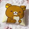 Cute R-RirakkumaS Cushion Cover Premium Comfort Reversible Pillow Cove -Two in One Design for Any Room & Car Interior