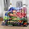 3D Game KING OF FIGHT Cartoon Printed Blanket Warm Flannel Blankets Soft and Comfortable Blanket Bed Linings Birthday Gift