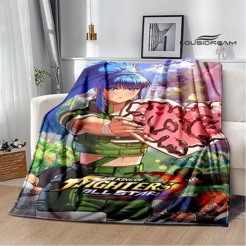 3D Game KING OF FIGHT Cartoon Printed Blanket Warm Flannel Blankets Soft and Comfortable Blanket Bed Linings Birthday Gift