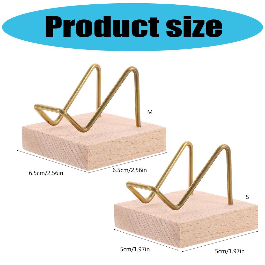 Praktischer Mineralständer Robuster Kristall-Ausstellungsständer mit Metallarm und Holzsockel für Gesteins- und Mineraliensammlung