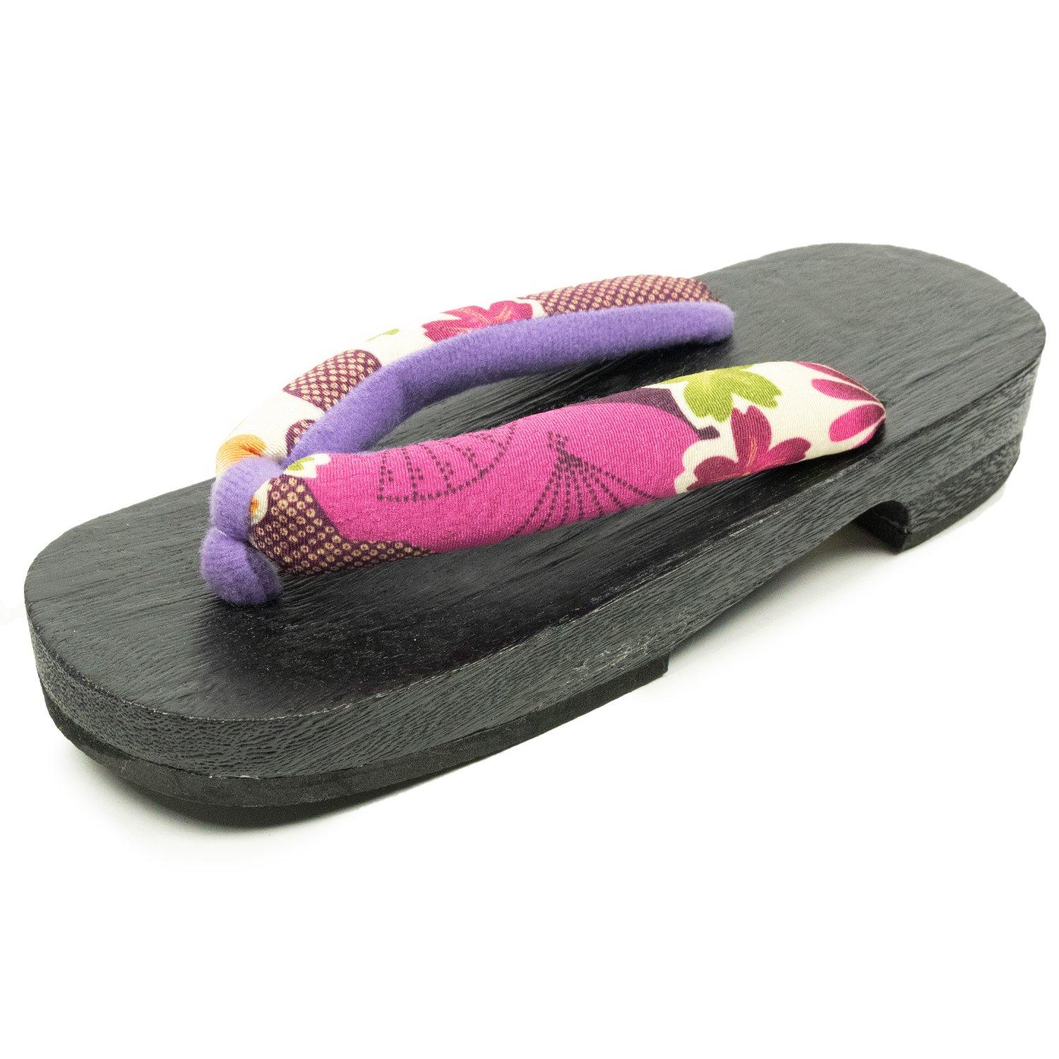 

Geta Roasted Paulownia Black Stand [KYOETSU] Women s (F(L), 19)