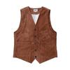 Herren Vintage Cordweste Business Casual Britischer Stil Weste