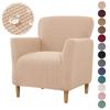1PC Solid Color Armchair Cover Stretch Waterproof Sofa Slipcover Elastic Single Sofa Protector Chair Cover For Home Club Hotel