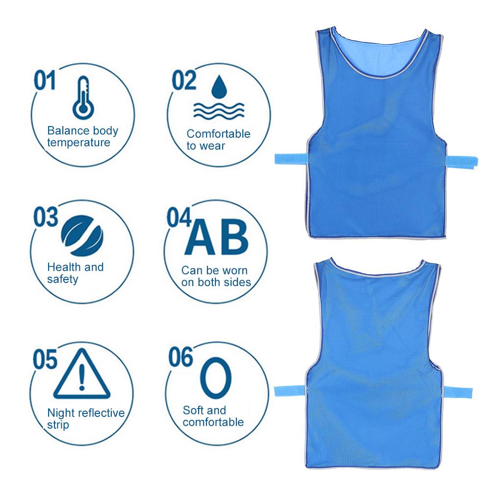 Summer Outdoor Ice Cooling Vest Sunstroke High Temperature Prevention Clothes