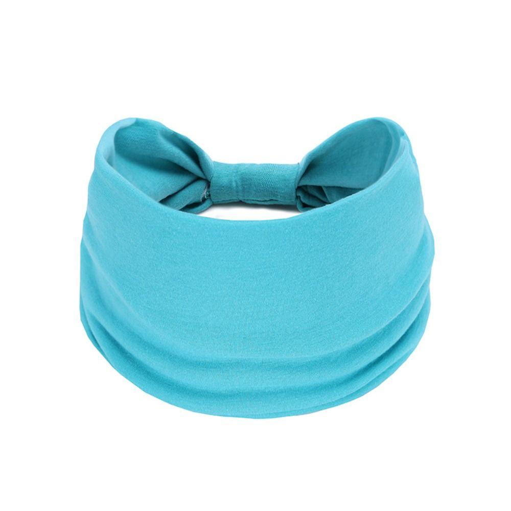 Knyttet Yoga Hårbånd Elastisk Sportshodebånd Mote Bredt Hårbånd Kvinner