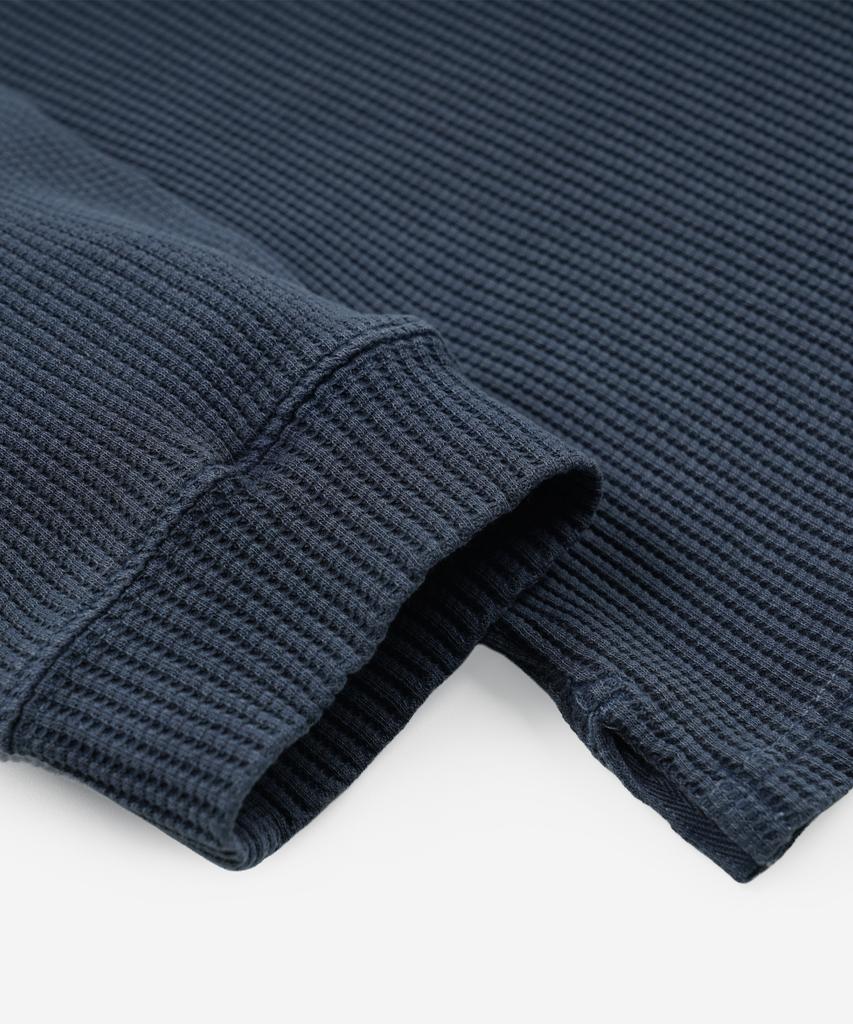 FRIZMWORKS Pigment Dyeing Waffle Pocket Tee _ Blue