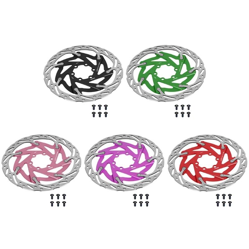 Center Lock Hydraulic Disc Brake Rotors 160mm Central Locking Bicycles Disc Brake Rotors for Road Bike Mountain Bike Rotors