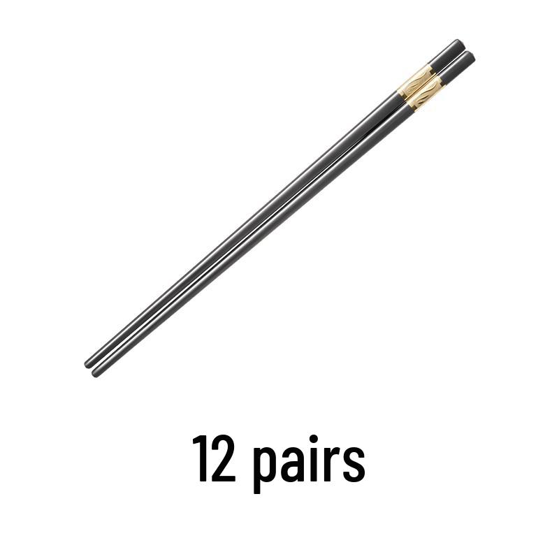 Chui Da Royal Simple Alloy Chopsticks Set