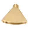 Fan Shaped Spray Head Flat Mouth Uniform and Soft Water Water Fountain Spray Nozzle Brass Erosion Resistant for Garden Pond