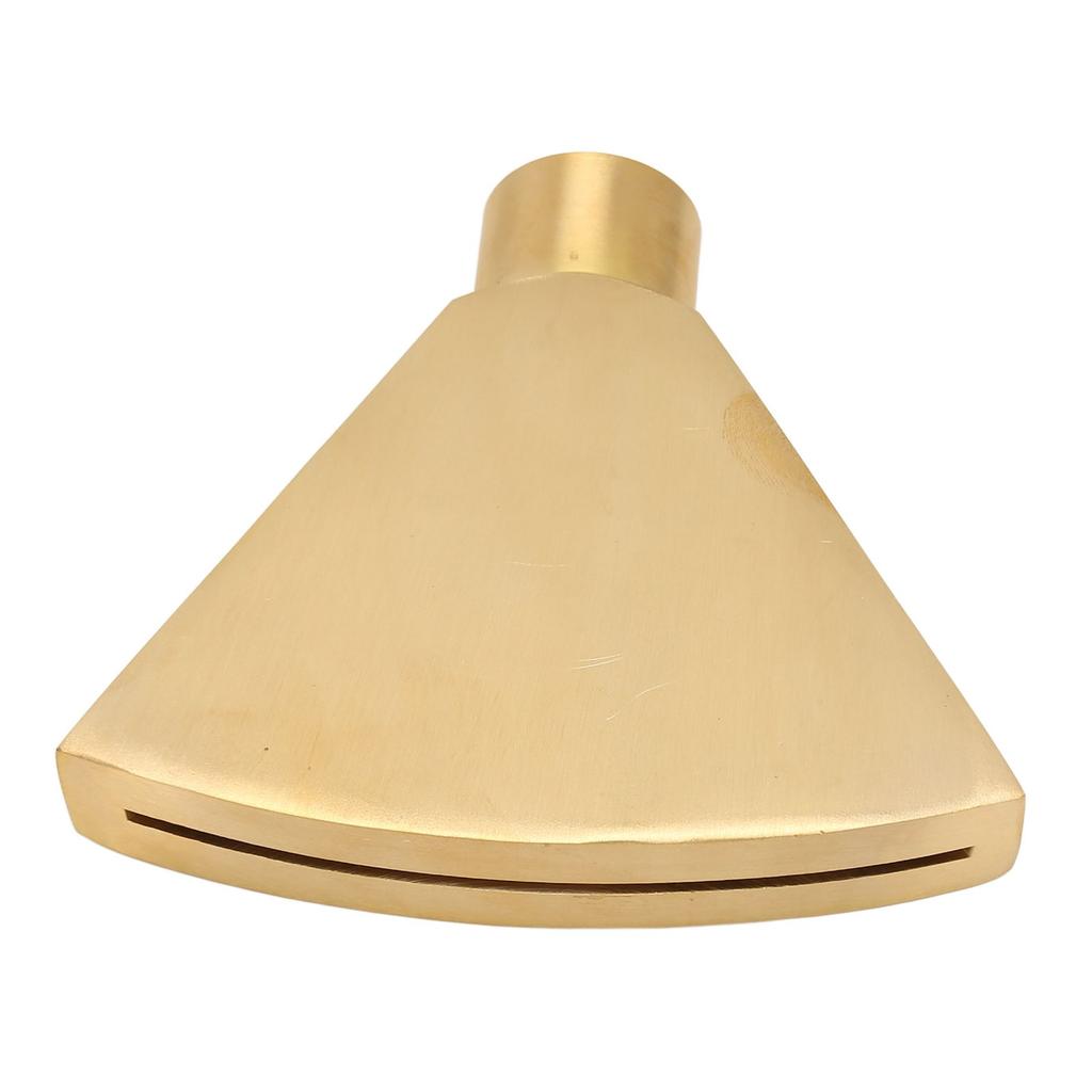 Fan Shaped Spray Head Flat Mouth Uniform and Soft Water Water Fountain Spray Nozzle Brass Erosion Resistant for Garden Pond