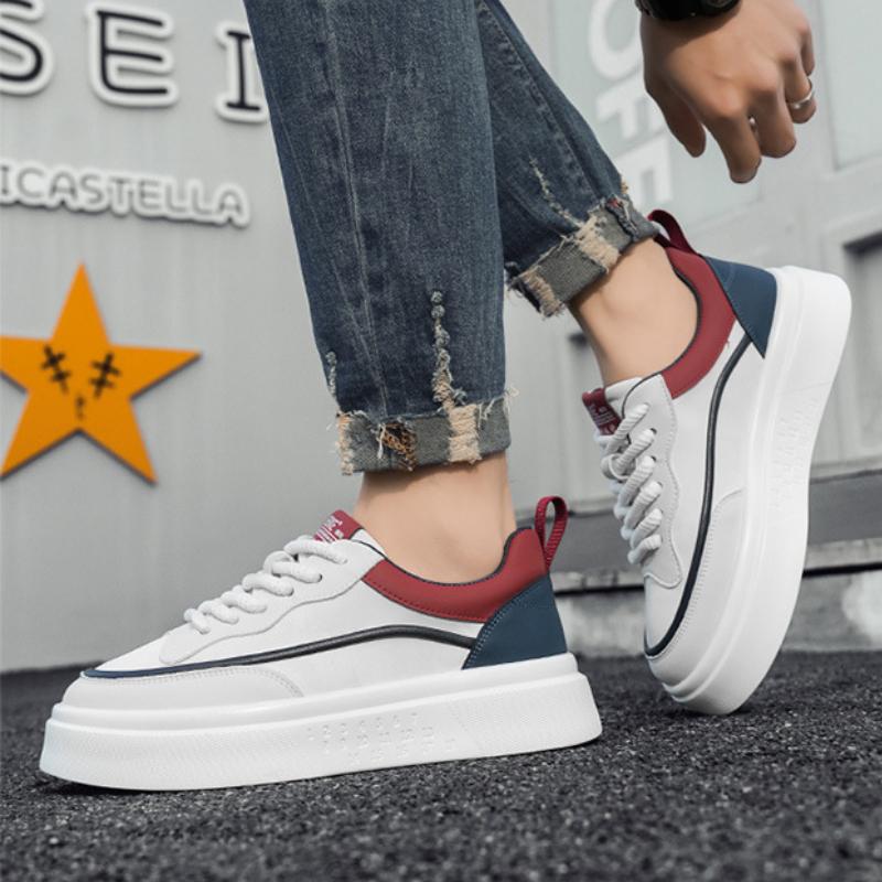Men's Casual Shoes Comfortable Soft Men's Board Shoes Wear-resistant Non-slip Men's Thick-soled Shoes 
