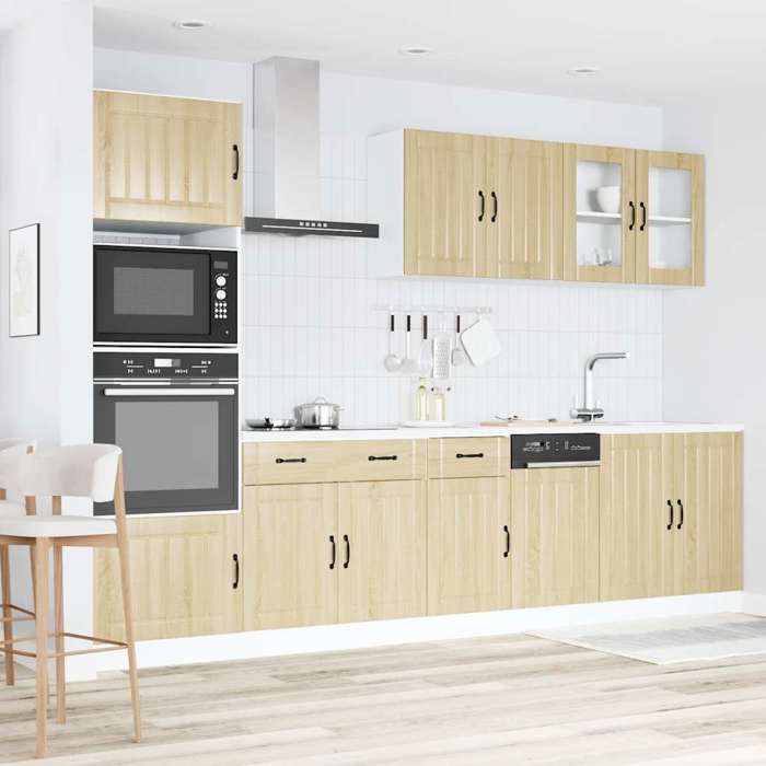 VidaXL Ensemble de 7 meubles de cuisine "Lucca" en chêne Sonoma 3314744