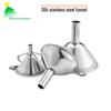 Stainless Steel 304 Three-Piece Oil and Jam Funnel Set
