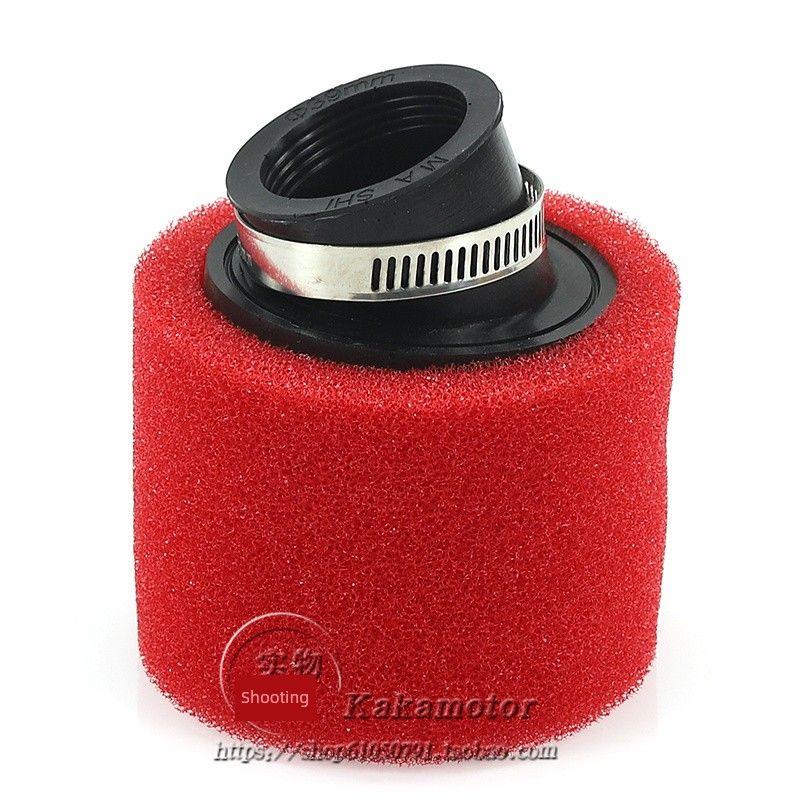 

ATV Quad Frenzy ATV 35mm/38mm/42mm/45mm/48mm Sponge Air Filter Air Filter Installation diameter 35mm Bevel (red)