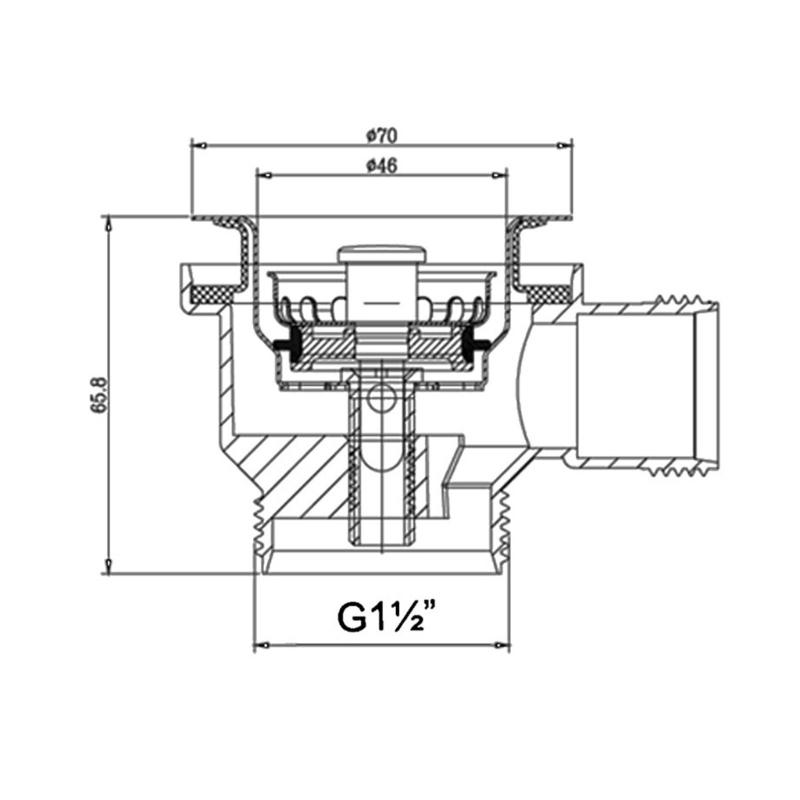 Sturdy Odor Resistant Rotating Drain Adapter Suitable for Various Installations Household Use Bathroom Accessory