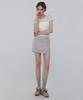 Chix Check Mini Skirt Light Beige