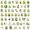 110PCS Cute Avocado Cartoon Stickers for Suitcases & Skateboards