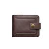Men's Retro Short Zipper Wallet - Multi-card, Large Capacity, Fashionable Carry-on (2025)