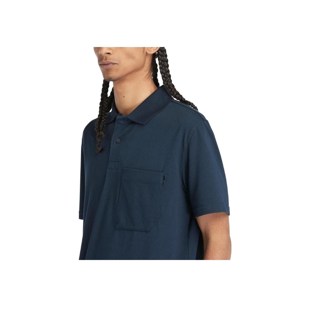 Timberland Casual Breathable Short Sleeve Polo Shirt Men tops Deep-Sapphire-Blue A6427-433