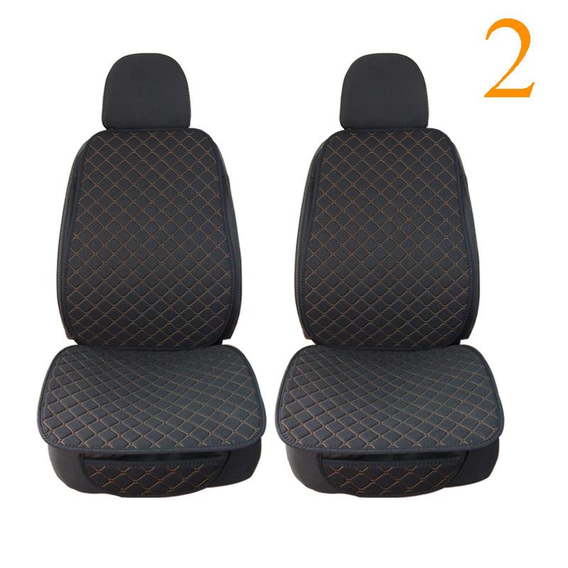 Flax Car Seat Cover Protector Universal Linen Front Rear Back Cushion Protect Pad Mat Backrest Accessories Interiors Truck
